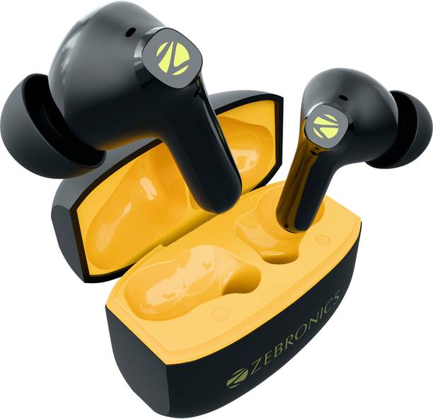 ZEBRONICS Pods 141 (Zeb zi 11), Upto 35H Backup, Dual EQ Mode, Quad Mic ENC, BT v5.3 Bluetooth without Mic