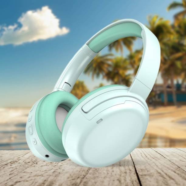 JOKIN 40H Play Super Bass ANC BT Wireless Headphone with Mic Foldable Design & Aux P61 Bluetooth & Wired