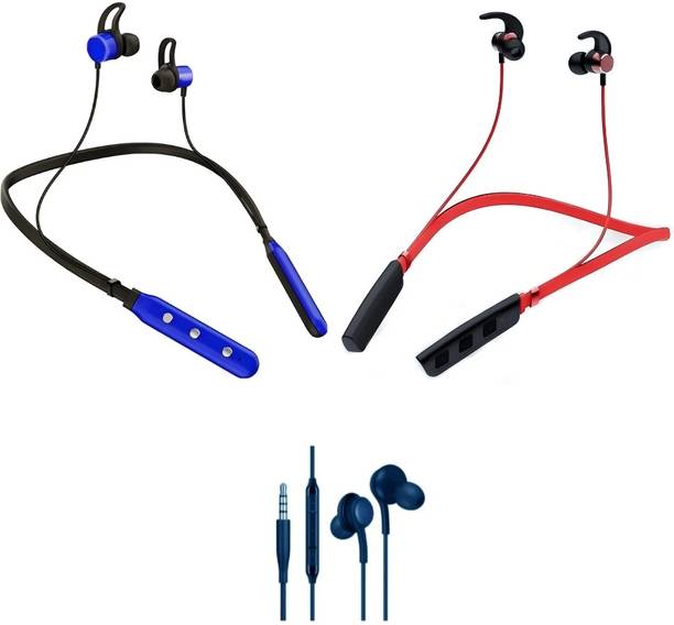 LEVELPLUS Bluetooth Music N2 & Buzz R1 With Akg Neckband Combo 45 Hours Playtime Bluetooth