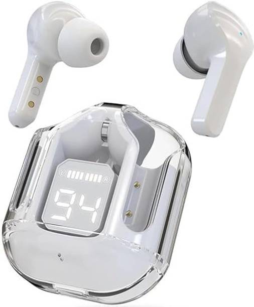 Casa Tech Transparent Touch Control TWS With Charging Box Earbuds With Mic Bluetooth