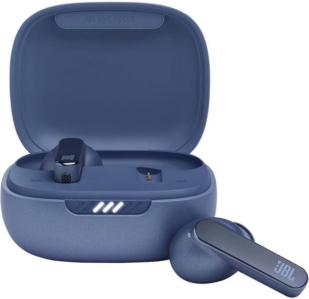 JBL Live Pro 2, Active Adaptive Noise Cancellation, 40Hr Playtime, 6 Mics, Deep Bass Bluetooth