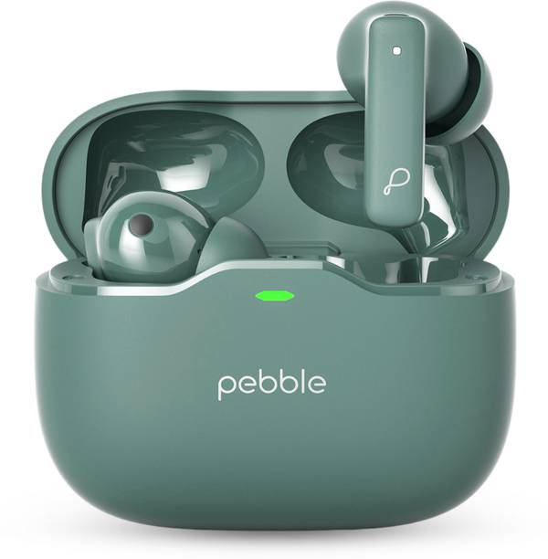 Pebble BlissBuds Ultra with Deep Bass, ANC, ENC Quad Mic, Dual Pairing, Clear Voice Bluetooth Gaming