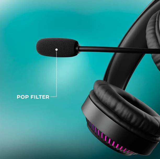 ZEBRONICS ZEB-JUPITER GAMING HEADPHONE Wired Gaming Headset  (Black, On the Ear)