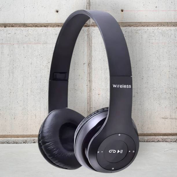 house of common Superior Battery Efficiency Headphones with Mic & High-Fidelity_HV Bluetooth & Wired