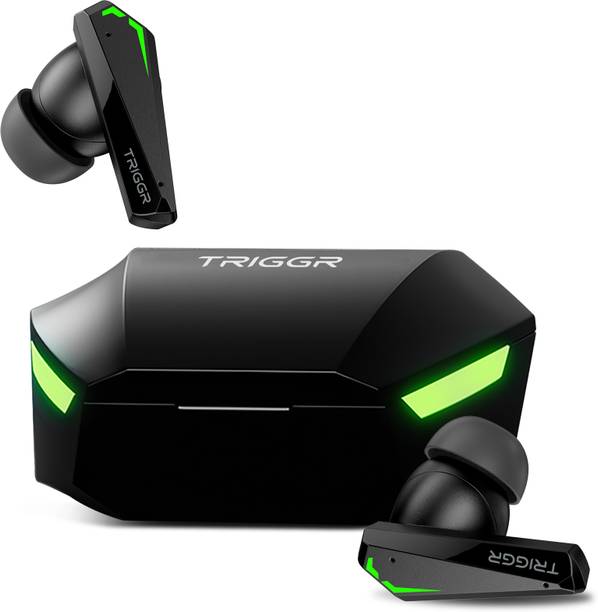 TRIGGR Kraken X2 Quad Mic ENC, 40 Hr Battery, Rapid Pair, 40ms Low Latency Gaming, v5.3 Bluetooth