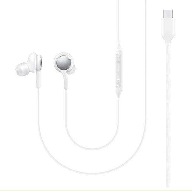 qoviq original Type C Wired Earphones for AKG With Mic, Powerful Sound, Deep Bass & Lightweight Wired