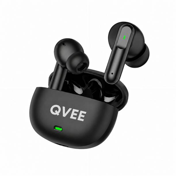 Qvee Aeropods with 50dB ANC, 360 Spatial AI Audio, Hi-Res LHDC and 48hrs PlaytimeB49 Bluetooth Gaming