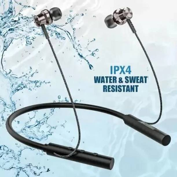 RECTITUDE Good Quality Active Noise Cancelling Neckband Wireless Earphones 5.0 Bluetooth