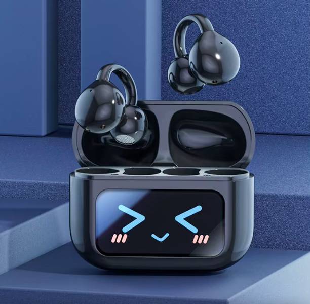 Foxne Point Open Ear BT Earbuds with 60H Battery Life, TWS, LED Display Bluetooth