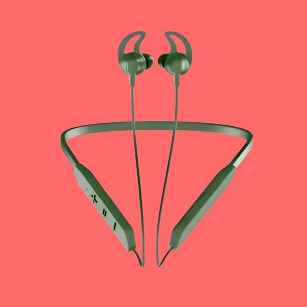 SYARA Bluetooth Headset Neckband with mic BT-Max 30H Playtime & Calling VibrationP37 Bluetooth