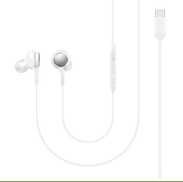 qoviq original Type C Wired Earphones for AKG With Balanced Sound & Tangle-Free Cable Wired