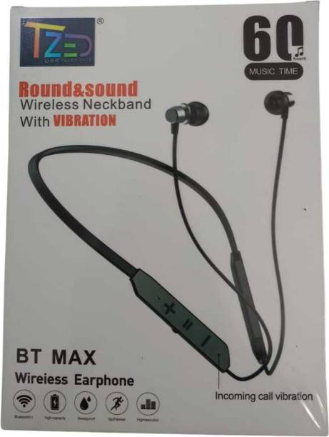T ZED Neckband blutooth Earphone calling vibration Bluetooth Headset
