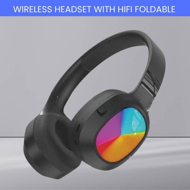 SACRO RGB Wireless Gaming Headset With Active Noise Cancellation, Foldable DesignQC19 Bluetooth