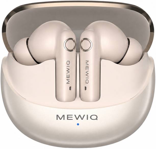 Mewiq Wireless Earbuds | 200Hrs Standby |40Hr Playtime | Type-C | Dynamic Drivers-1 Bluetooth
