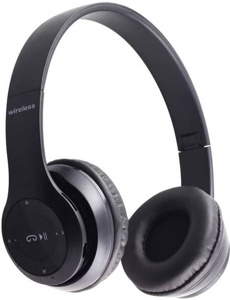Techpunch NEW TRENDING BLUETOOTH HEADPHONE WITH MIC FOR MUSIC, MOVIE & GAMING Bluetooth & Wired