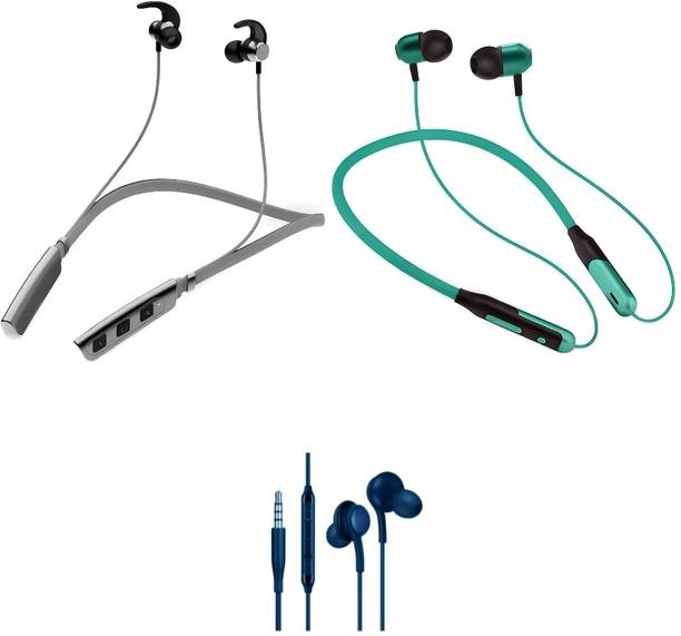 LEVELPLUS Buzz & Jazz With Akg Neckband Combo 45 Hours Playtime Bluetooth