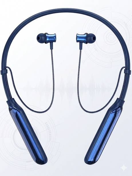 ROKAVO SoniX Buds Z2 Bullet Neckband buds Wireless,48hrs Play megnetic ON/OFF Bluetooth