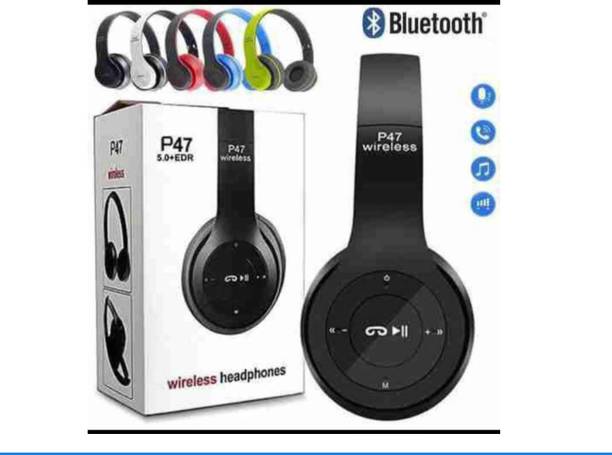 jinzs P47 Wireless Bluetooth Headphones with FM RadioE131 Bluetooth without Mic