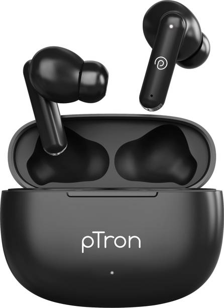 PTron Bassbuds Joy TWS with 32hrs Playtime, 13mm Drivers, Stereo Calls,Type-C Charging Bluetooth Gaming