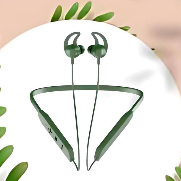 Clairbell Bluetooth Headset Neckband with mic BT-Max 30H Playtime & Calling VibrationP30 Bluetooth