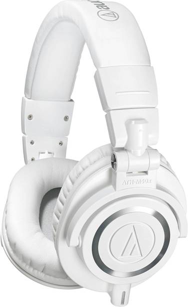 audio-technica ATH-M50XWH Professional Studio Monitor Wired without Mic