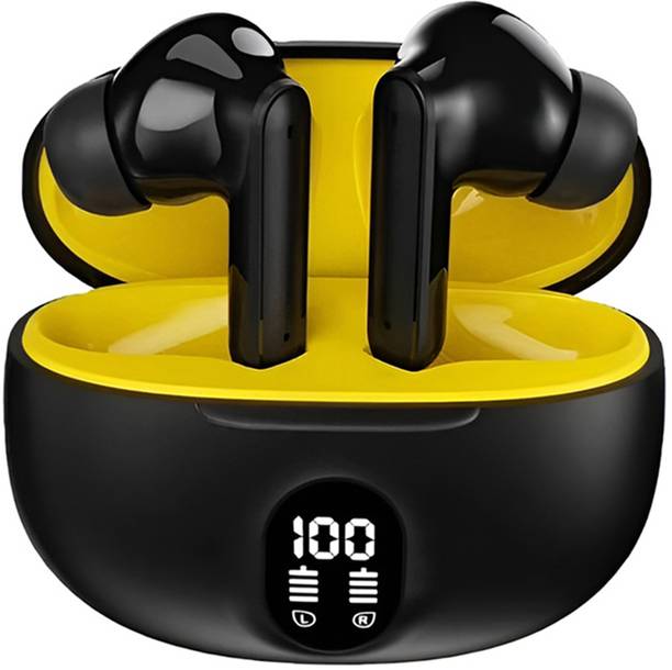 snowbudy SB895 with 25dB ANC,12.4mm Dynamic Bass Drivers,48Hrs Playback, BT5.4, IP55-9 Bluetooth Gaming