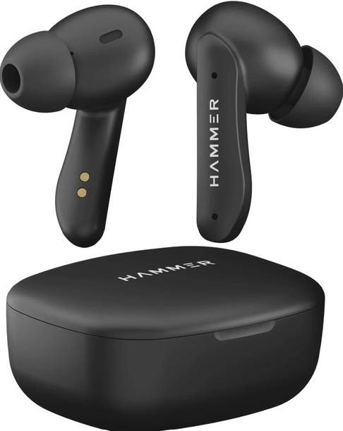 Hammer Solitude with ENC|22Hrs Playtime|Touch Control|Pro+ Bluetooth Calling|IPX4|v5.3 Bluetooth