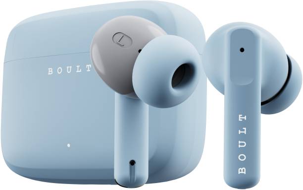 Boult Z60 with 60Hr Battery, Quad Mic ENC, 50ms Ultra Low Latency, Made In India, 5.3 Bluetooth Headset