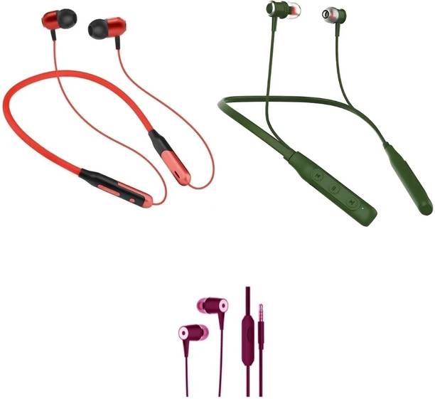 LEVELPLUS Jazz & Bluetooth Music N7 With Sl Cap Neckband Combo 45 Hours Playtime Bluetooth