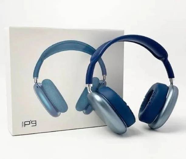 GENZEE P9 Wireless Bluetooth Headphone over the ear-blue Bluetooth