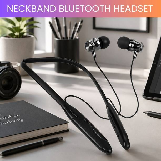 FRONY Wireless Bluetooth Neckband Earphones for Sports & Gym EX337 Bluetooth