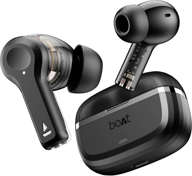 boAt Nirvana Space w/ 360 Spatial Audio, ANC(~32dB), 100HRS Battery & Dual Pairing Bluetooth