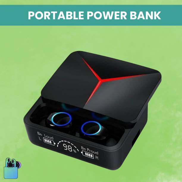 FRONY M90 Wireless Earbuds Slide Design With LED Display, HD Quality Sound & VoiceC285 Bluetooth
