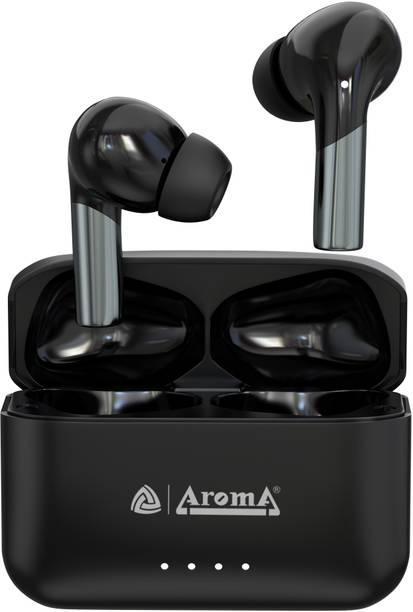 Aroma NB140 Buds 3 Truly Wireless Upto 60H Playtime*,ENC,Fast Charging Dual Pairing Bluetooth