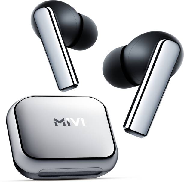 Mivi DuoPods i3 TWS,13mm Bass,45+H Playtime,AI ENC,Low Latency,Type C,5.3 BT headset Bluetooth Headset