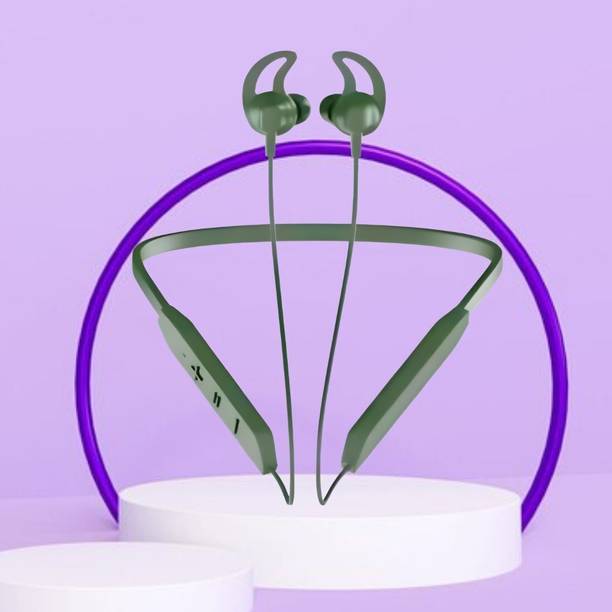 MH FORCE BT Max Bluetooth Neckband Lightweight, Wireless Noise Cancellation with Mic O218 Bluetooth