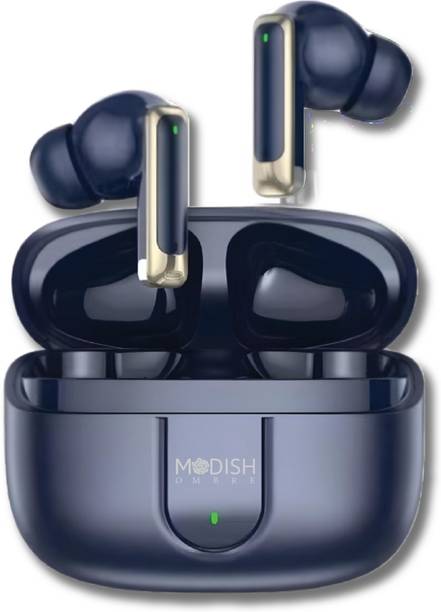 ModishOmbre DreamPods | 30H Backup | AI eNoiseCancellation | Dual Mic | Touch Ctrl Earbuds Bluetooth