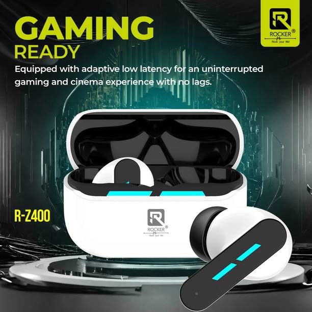 Rocker TWS R-Z400 ENC True Wireless Earbuds HiFi Sound, 130H Standby Everyday Use Bluetooth