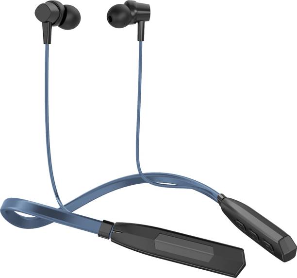 Boom NB64 SKY WAVE Upto 50Hr Playtime*,ENC,Fast Charging,Dual Pairing Neckband Bluetooth