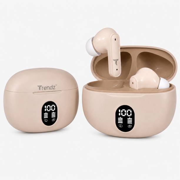 Trendz AeroX Bolt Earbuds BT 5.4 ANC ENC Quad Mic 13mm Driver 50Hrs IPX5 ENx Bluetooth