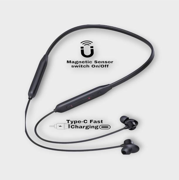 AIZINA Endurance Pro Neckband - Long-Lasting, Enhanced Bass, Comfort Fit_ZH Bluetooth & Wired