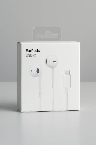 atika bazaar USB-C Wired Earphones for iPhone 15/16 With Mic – Deep Bass Noise Cancelling Wired