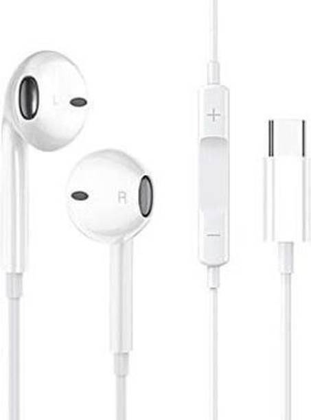 MARS Type-C Wired Earphone With Mic Headset |With volume Control Wired without Mic