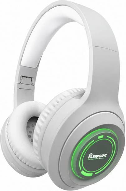 REPOINT Wireless Bluetooth Headphones V6.0 30H Playtime Deep Bass Black Bluetooth