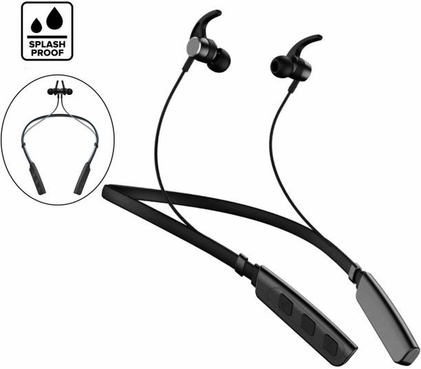 Worricow Super Bass Wireless Bluetooth Neckband Earbud Headset Sports Running Sweatproof Bluetooth
