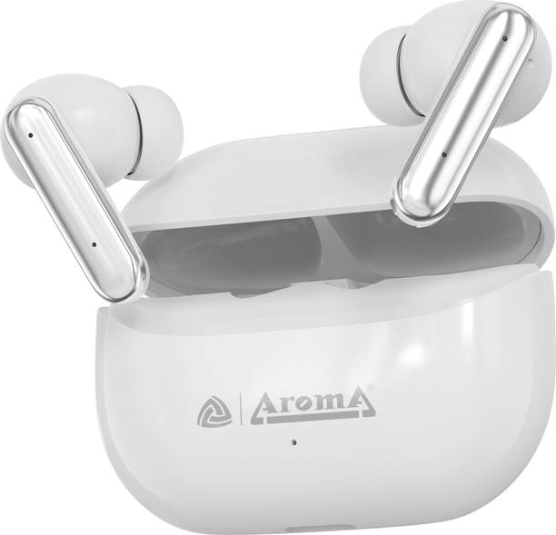 Aroma TWS31 Upto 50Hr Playtime*, ENC, BT V5.4, Dual Paring, Fast Charging, Heavy Bass Bluetooth