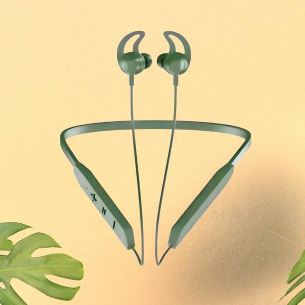 SYARA Bluetooth Headset Neckband with mic BT-Max 30H Playtime & Calling VibrationP384 Bluetooth