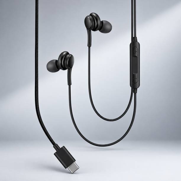 Zorq Original Type- C Wired Earphone For AKG Earphone Rich Music Quality, Clear Voice Calls, Wired