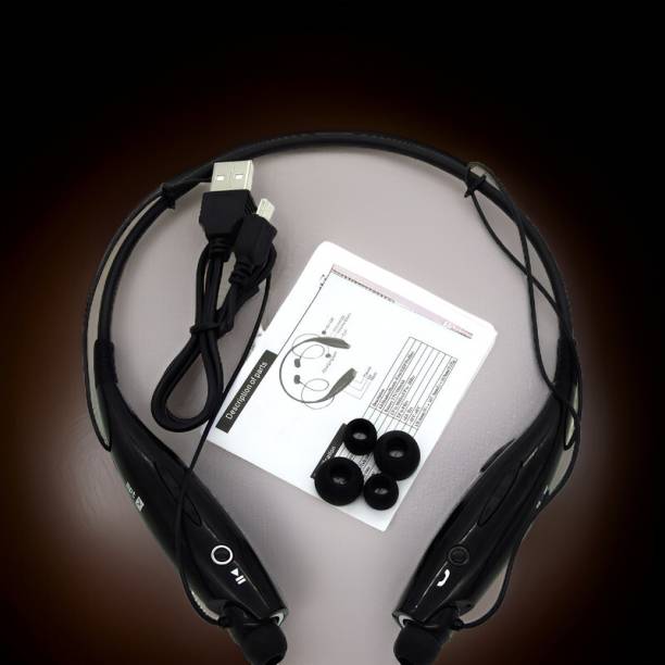 YAROH C64_HBS 730 Wireless Sport Neckband Bluetooth Headphones with Mic Bluetooth Headset