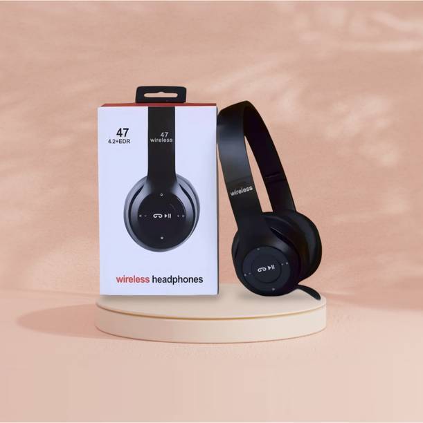 house of common Extended Battery Performance Headphones with Mic & Great Sound_2D Bluetooth & Wired